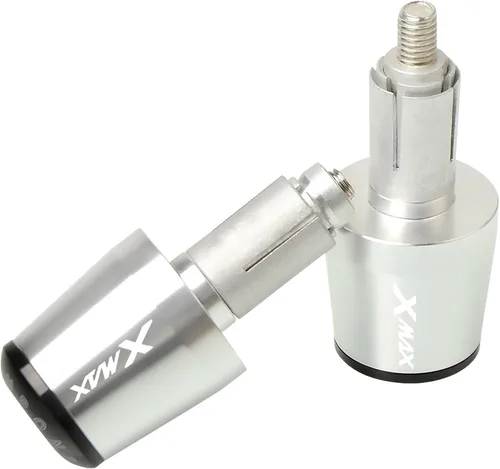 Vista 10 de Y&AMAHA X-MAX Xmax X MAX 125 250 300 400 CNC Alumiunm Plugs Manillar Moto Manillar Moto Manillar Agarres Tapa Extremos 7/8'' 0.866 in (Color : Negro)