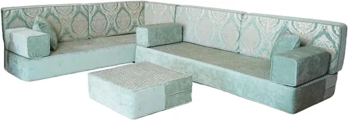 Vista 8 de arabicsofa Sofá de Majlis Árabe – Asientos de Piso Modulares Hechos a Mano