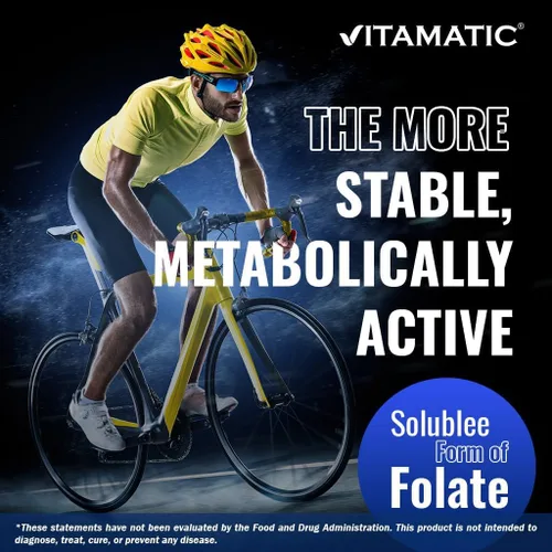 Vista 5 de Vitamatic Folato de metilo 15mg – 120 cápsulas vegetales optimizadas y activadas de alta potencia – Folato metabólicamente activo