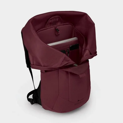 Vista 3 de Osprey Mochila para portátil Archeon 25 rojo (Mud Red)