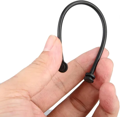 Vista 5 de Aramox Cable universal de repuesto para tapa de combustible 16117193372, accesorio de cable de tanque interior, material ABS, negro