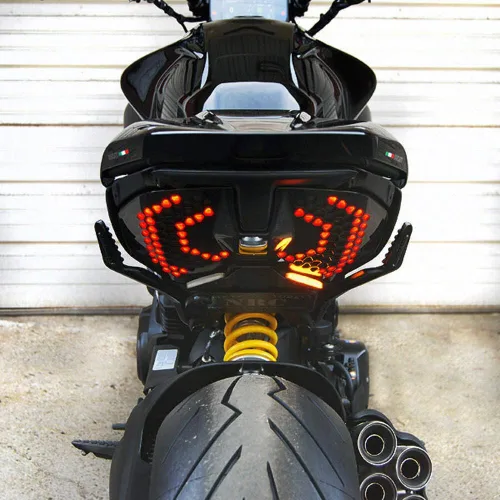 Vista 2 de New Rage Cycles Eliminador de guardabarros compatible con Ducati Diavel V4 (2023 - presente)