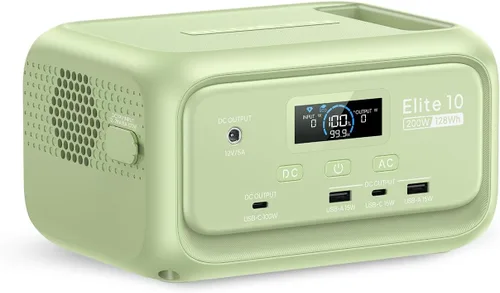 Vista 11 de BLUETTI Elite 10 Mini estación de energía portátil, 128Wh 200W generador