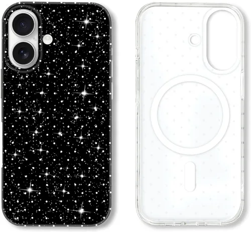 Vista 175 de Hython Funda para iPhone Air, diseño estético de lunares lindos, funda simple de 6.5 pulgadas, delgada, antiarañazos, parachoques de TPU suave, a