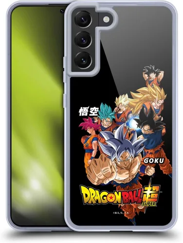 Vista 209 de Head Case Designs Funda de gel con licencia oficial de Dragon Ball Super Group Future Trunks Arc Characters [protección de grado militar] compatible