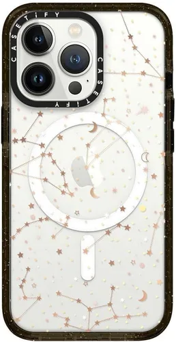 Vista 105 de CASETiFY Funda Impact para iPhone 13 [Protección contra caídas de grado militar 4X de 8.2 pies/Compatible con Magsafe] - #1 Mom - Transparente