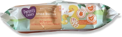 Vista 2 de Parent's Choice Toallitas para bebés 80ct manteca de karité