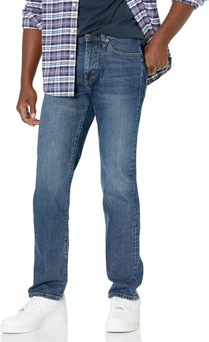 Vista 11 de Amazon Essentials - Pantalones vaqueros elásticos de corte recto para hombre