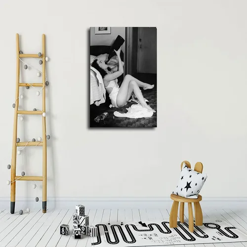 Vista 4 de Woman Drinking Prohibition - Póster de impresión vintage feminista de los años 20, lienzo de pintura en lienzo, arte de pared, impresión de imágenes
