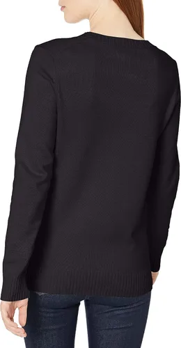 Vista 2 de Tienda Essentials - Suéter para mujer (100% algodón), diseño de cuello redondo