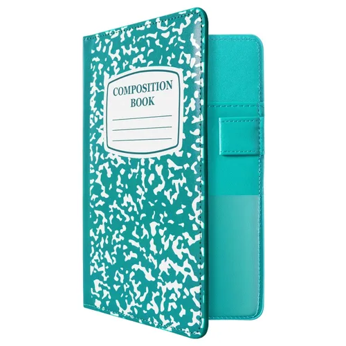 Vista 56 de CoBak Libreta para servidores de alta calidad: organizador de cartera de camarero de 5.12 x 7.91 pulgadas en piel auténtica, con 8 bolsillos