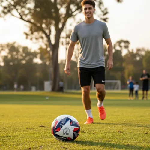 Vista 8 de GX USA - Pelotas de fútbol tamaño 5 para jóvenes y adultos, pelota de fútbol de tamaño 5 duradera para entrenamiento y partidos, estilo de pelota