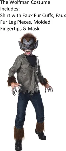 Vista 2 de Boys Wolfman Frankenstein Universal Costume