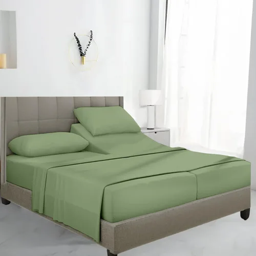 Vista 18 de SKY BEDDINGS Juego de sábanas individuales – Sábanas 100% algodón para cama individual – Juego de sábanas de 600 hilos individual con bolsillo Blanco