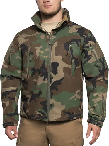 Vista 5 de Rothco, chamarra con bolsillos escondidos de tela soft shell