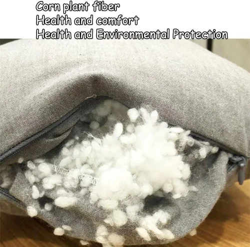 Vista 2 de Almohadas dobles para las orejas con agujeros para dolor de oído, almohada perforadora para dormir de lado, relleno de altura ajustable para dolor