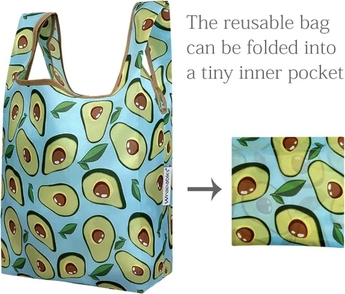 Vista 5 de Wrapables JoliBag Collection - Bolsa de compras reutilizable (juego de 2)