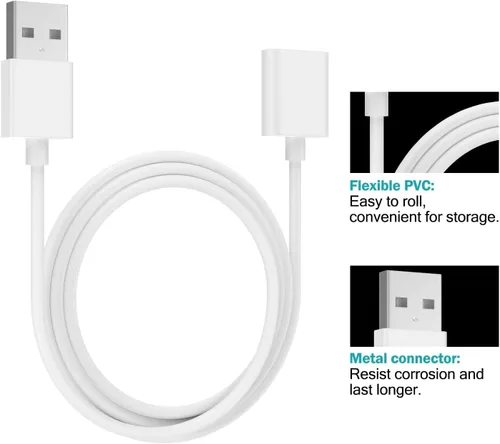 Vista 4 de MoKo Cable adaptador de carga compatible con Apple Pencil 1st, cargador de conector compatible con iPad Pro 12.9 10.5 9.7 / iPad Air 3 / iPad mini 5