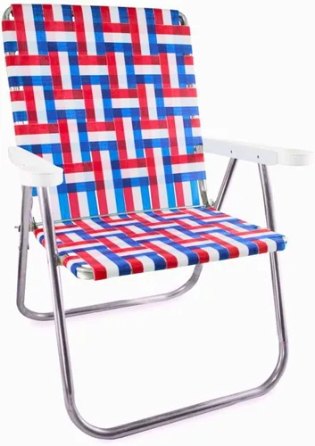 Vista 10 de Lawn Chair USA - Sillas de exterior para campamento, deportes y playa Lawn Chair USA - Sillas fabricadas con marcos de aluminio ligeros y cinchas