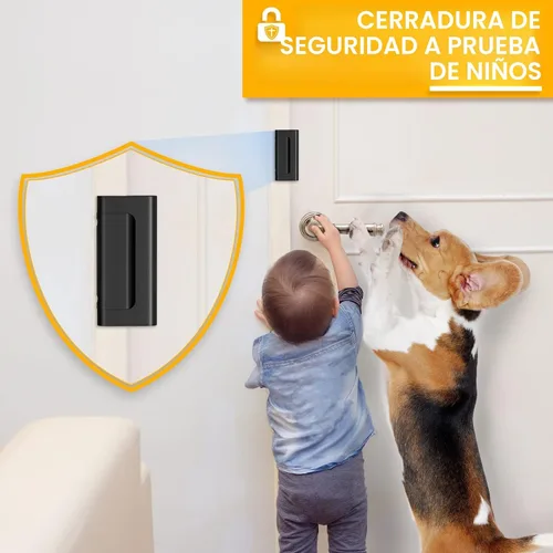 Vista 6 de Cerradura de puerta de seguridad para el hogar Cerradura de refuerzo de puerta Cerraduras de puerta para niños Cerradura de seguridad para niños