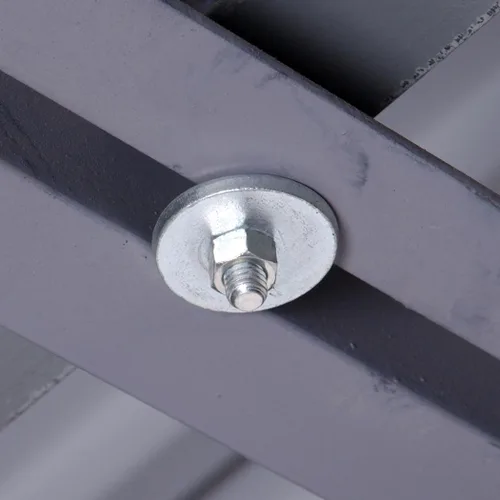 Vista 2 de Hillman Group - tornillo pasador, arandelas de defensa de láminas de zinc 100 unidades, Gris, 290024