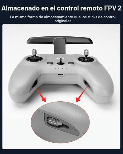 Vista 8 de LKTOP 3 pares de mandos de repuesto de palanca de mando para DJI RC Pro Controller, FPV Remote Controller 2/3, Compatibilidad: DJI Mini 3 Pro, Air