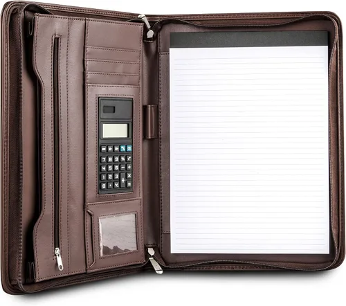 Vista 11 de cossini Premium con Business portafolios/portadocumentos de piel sintética cierre con cierre y el Interior 10.1 inch Tablet Sleeve
