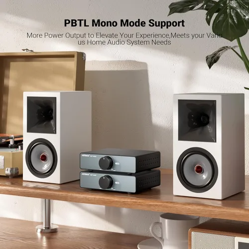 Vista 4 de AIYIMA A07 MAX Amplificador Estéreo de 2 Canales para Audio del Hogar 300W*2 TPA3255 Clase D Amplificador de Potencia/Amplificador Mono Enlazable