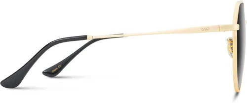 Vista 5 de WearMe Pro Gafas de sol polarizadas aviador para mujeres y hombres protección UV lente reflectante rosa azul aviadores negros