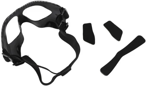 Vista 3 de Lightweight Carbon Fiber Nose Guard for Athletes (Black Band)