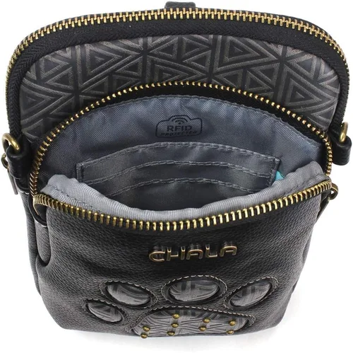 Vista 5 de CHALA UNI Cellphone Xbody - Bolso cruzado de piel sintética con protección RFID para mujer con correa ajustable