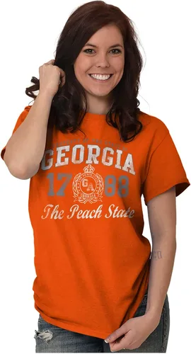 Vista 5 de Property of Georgia The Peach State - Camiseta gráfica para mujer