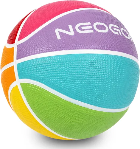 Vista 22 de Pelota de baloncesto para niños y jóvenes tamaño 4/5 25.5/27.5", Pelota de baloncesto de goma gruesa y duradera de alto rebote NEOGOAT tamaño 4/5