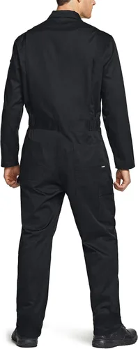 Vista 2 de CQR - Overol para hombre con manga corta, cremallera frontal, múltiples bolsillos, resistente a las manchas y a las arrugas