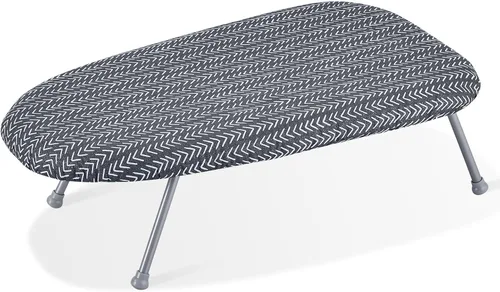 Vista 9 de VEVOR Tabla de Planchar con Superficie de Planchar Grande de 51 x 13 Pulgadas, Tabla de Planchar con 4 Capas Gruesas con Cubierta Resistente al
