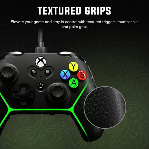 Vista 5 de Livewire Microwatt Controller (Black), Junior Wired Controller for Xbox Series XS, Xbox One, & Windows 1011