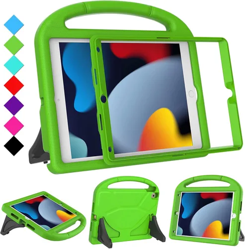 Vista 16 de Funda para niños para iPad 10.2 y 10.5, iPad de 9ª/8ª/7ª generación de 10.2 pulgadas 2021 2020 2019 con protector de pantalla, iPad Air 3ª Negro
