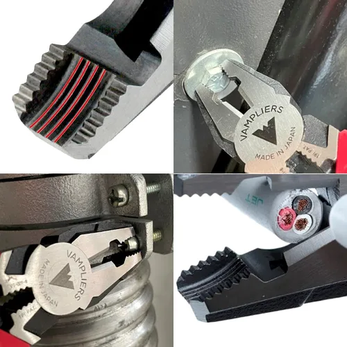 Vista 2 de VamPLIERS - Las mejores pinzas del mundo VT-001-S2F, alicates para extraer tornillos oxidados/dañados, regalo de navidad ideal para compañeros