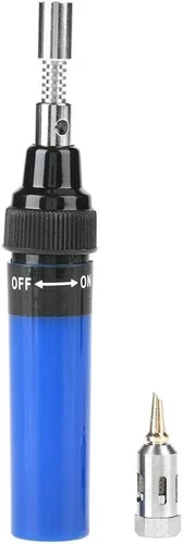 Vista 6 de Soldador de butano inalámbrico y mini bolígrafo de antorcha – Pistola de soldadura de soplete de gas para productos electrónicos y circuitos