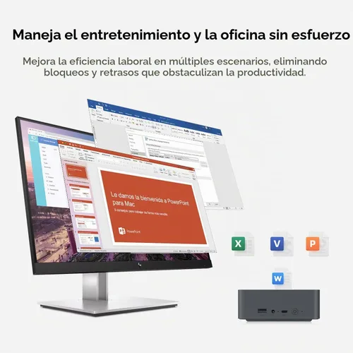 Vista 8 de Beelink EQR5 Mini PC, AMD Ryzen 3 7330U 16G DDR4 500G NVMe M.2 SSD W11 PRO