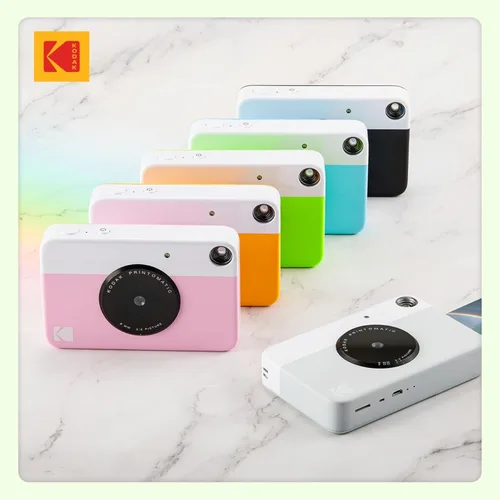 Vista 7 de Kodak Printomatic - Cámara instantánea (verde) todo en paquete + papel Zink (20 hojas) + funda de lujo + álbum de fotos + 7 juegos de calcomanías +