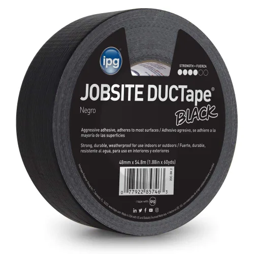 Vista 20 de IPG - JobSite DUCTape - Cinta adhesiva de color Negro