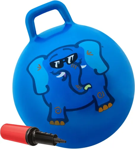Vista 11 de WALIKI Pelota de Salto para Niños y Niñas de 3 a 6 años Bola de Saltar Hippity Hop Regalo de Cumpleaños Genial Azul 45,7 cm