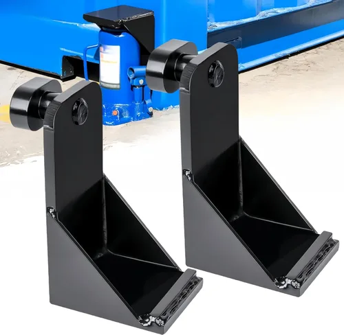 Vista 9 de Contenedor Jack Lug con limitador, nivelador de acero para contenedores de envío Limiter Stops Slips. Carbon Steel, 74k Lbs Tensile. Easy Install