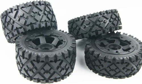 Vista 3 de TITRACING Rueda de neumático todo terreno delantera trasera para 1/5 HPI ROVAN KingMotor KM BAJA 5B SS