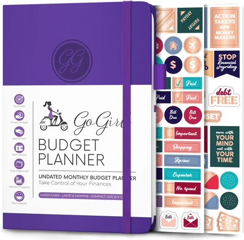 Vista 15 de GoGirl Planificador de Presupuesto – Organizador Mensual de Planificación Financiera, Libro de Presupuesto. Cuaderno de Seguimiento de Gastos, Negro