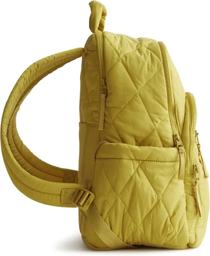 Vista 8 de Vera Bradley Mochila Bancroft de peso pluma para mujer, oliva dorado, talla única