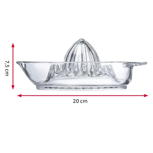 Vista 6 de Westmark 30822260 Exprimidor de cítricos, vidrio, grande, 8.5 fl oz, transparente