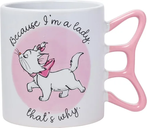 Vista 33 de Silver Buffalo Disney Alicia en el país de las maravillas Taza de té apiladas de cerámica esculpida en 3D, 20 onzas (591.4 ml)