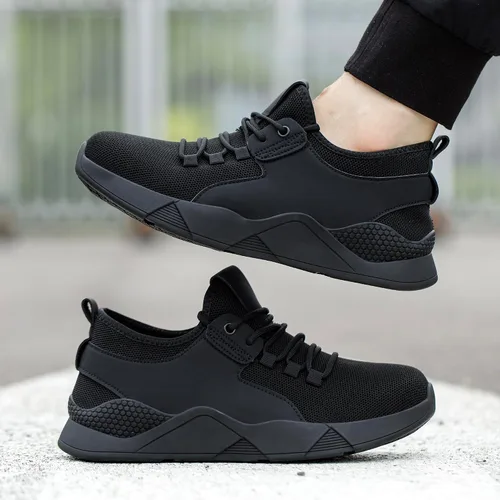 Vista 6 de ulogu Zapatos impermeables para hombres y mujeres, antideslizantes, para trabajo, servicio de alimentos, resistentes al agua, zapatos para caminar